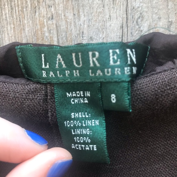 Ralph Lauren Linen Skirt - Picture 3 of 3